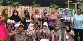 KKN Tematik Unram 2022 Budidayakan Sayuran Hijau Untuk Penuhi Kebutuhan Gizi Masyarakat Desa Sugian